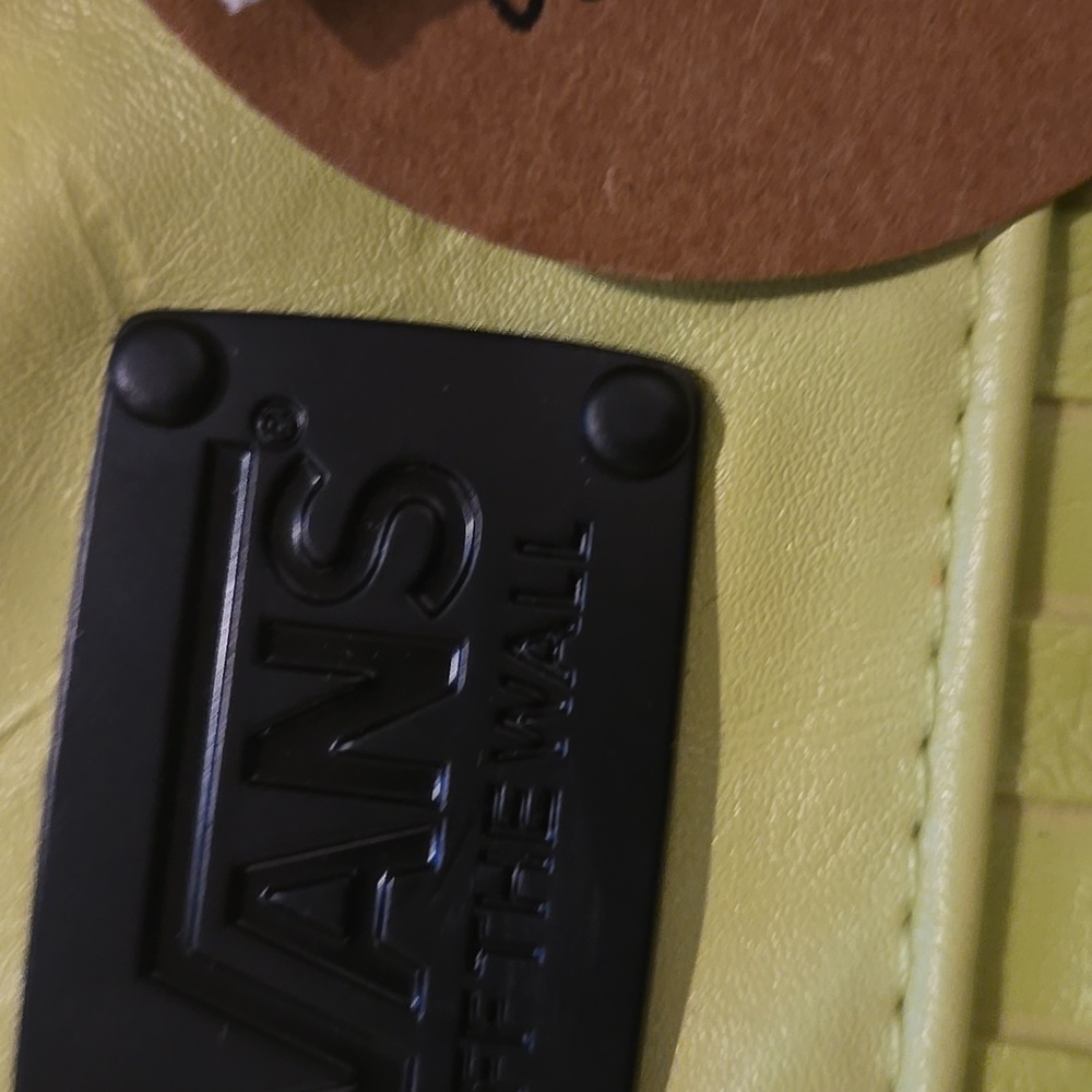 Vans Large Neon Yellow Women's Shoulder/Totes Bag Nwt - Picture 3 of 5